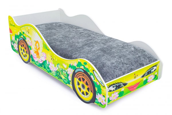 Детская кровать-машина Сказка с подъемным механизмом (Бельмарко)